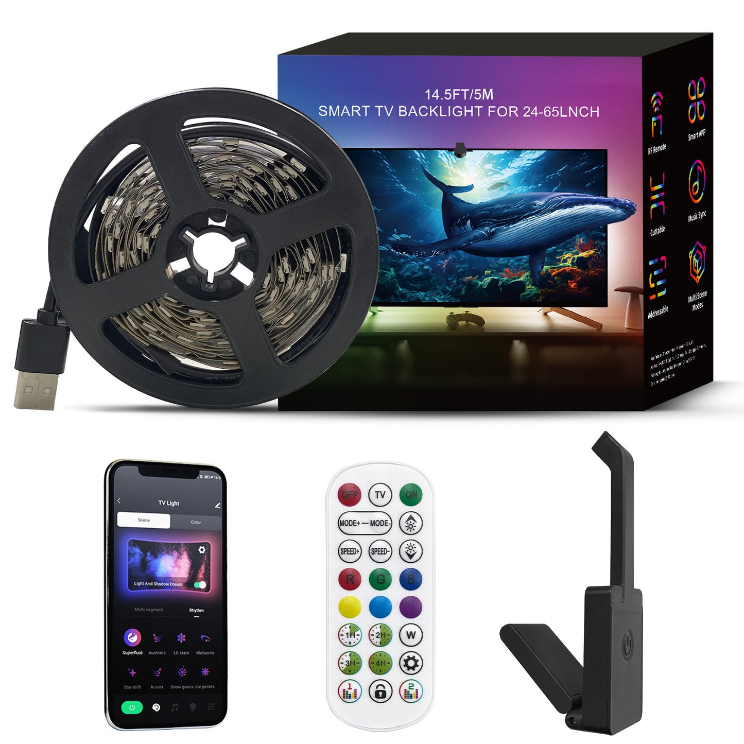 TV Rainbow Screen Color Picker Ambient Light Strip