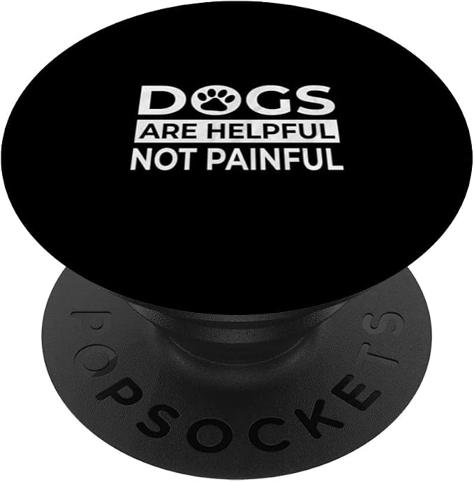 Dog Lover Gift for Dog Mom Dad Teen Service Pet Adoption Vet PopSockets Swappable PopGrip