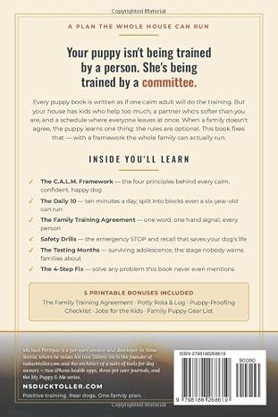 The Whole Family Puppy Training Book: Positive Reinforcement Training to Raise a Calm, Well-Behaved Puppy the Whole Family Can Enjoy — in Just 10 Minutes a Day