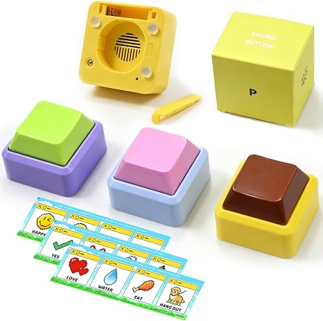 3 Pack Voice Recording Button, Dog Buttons for Communication