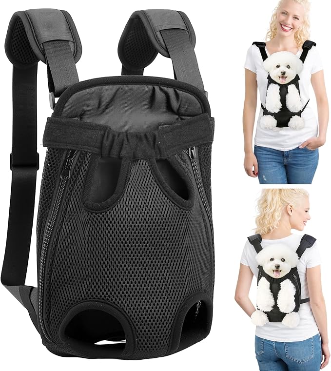 Mosago Dog Backpack Carrier Purse with Thick Padded Bottom Support, 4–7 lbs