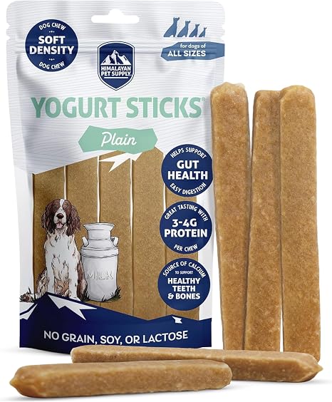 Himalayan Dog Chew Yogurt Sticks, Probiotic Dog Treats, Original, 5 Treats