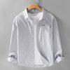 SpringAutumn Simple Striped Long Sleeve Shirt