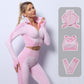 Three-piece Stretch Fitness Pants Sports Yoga Suit