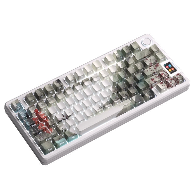 Gradient-colored, Personalized Keycaps For 87104-key Keyboards
