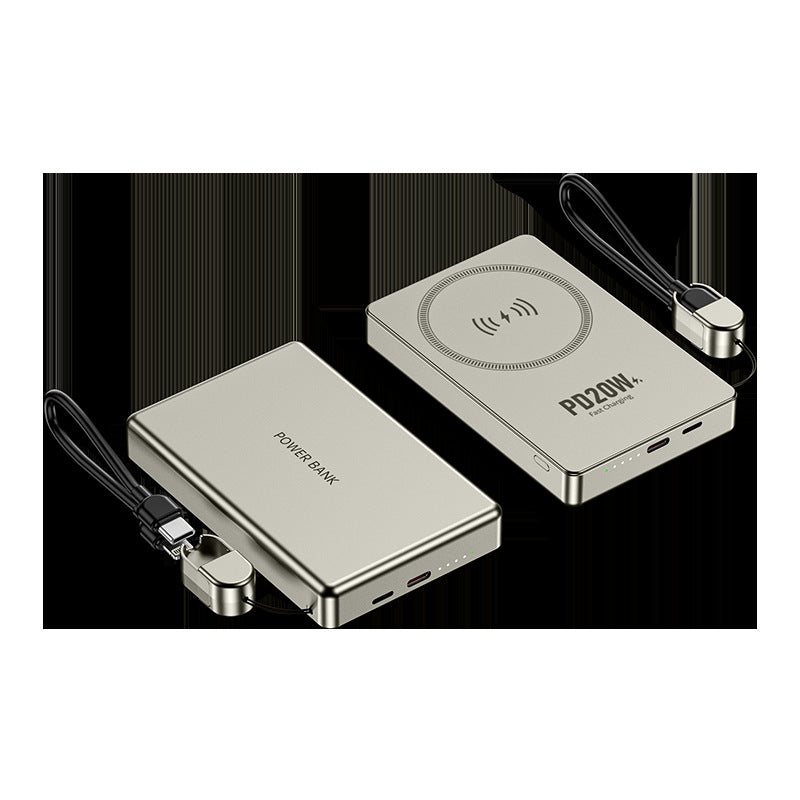 Ultra-thin Fast-charging Magnetic Wireless Power Banks Capacities