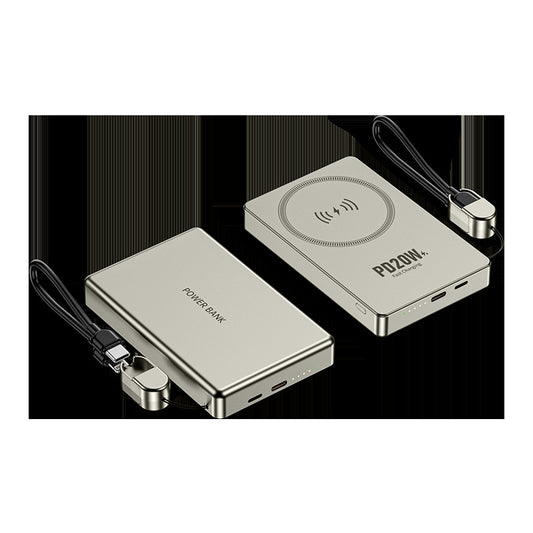 Ultra-thin Fast-charging Magnetic Wireless Power Banks Capacities