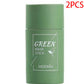 Cleansing Green Tea Mask Clay Stick Oil Control Anti-Acne Whitening Seaweed Mask Skin Care
