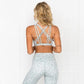 Women's gym equipment two-piece yoga fitness pants vest