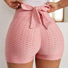 Jacquard Yoga Bubble Pants Women's Sports Shorts