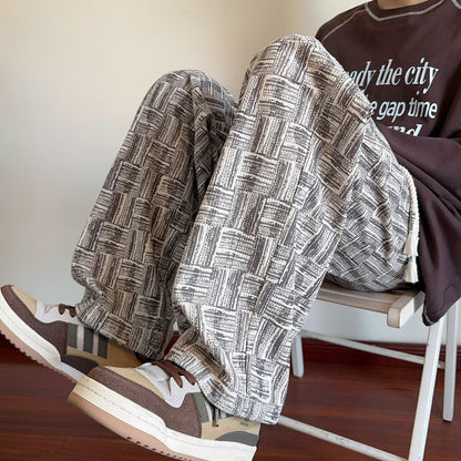 Casual Pants Sweatpants Loose-fitting Straight-leg