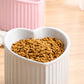Pet Ceramic Bowl With Inclined Mouth Practical Durable Daily Indoor Pet Products