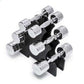 Pure Steel Home Fitness Electroplating Dumbbell Gym Equipment