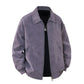 Trendy Lapel Collar Workwear Casual Suede Jacket