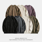 Suede-look Solid-color Casual Hoodie For Men