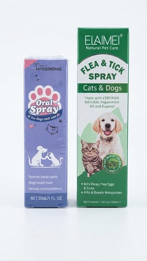 Flea & Tick Oral Spray for Cats & Dogs