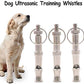 VizGiz 3 Pack Dog Whistle Training to Stop Barking to Make Dogs Come to You Ultrasonic Sound with Adjustable Frequencies Sit Down Recall Repel Silent Bark Control Tool