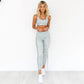 Women's gym equipment two-piece yoga fitness pants vest