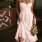 French-style Resort Slip Dress Sexy Open-back Solid Color High-waisted Figure-flattering