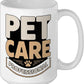 Pet Care Professional Dog Walker Cat Sitter Ceramic Mug, White, 15oz