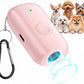 Ultrasonic Bark Deterrent Device for Small Dogs – 25kHz Gentle Frequency, 50ft Range, Rechargeable Manual Trainer, Pain-Free Training & Behavior Aid for Indoor/Outdoor Use（Pink）