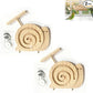2Pcs Bird Foraging Toys Puzzle Feeders, Wood Bird Enrichment Toys with Perch for Cages Reduce Seed Mess, Foraging Toys for Novice/Older/Slow-Learning Birds
