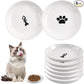 6 Pack Cat Food Bowl, Ceramic Cat Bowls, Anti Whisker Fatigue Cats Bowl Set