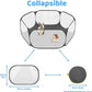 Amakunft Small Animal Playpen, Pop-Up Portable Play Yard for Guinea Pigs, Rabbits, Hamsters, Hedgehogs, Foldable Exercise Fence with Breathable Mesh for Indoor Outdoor Use