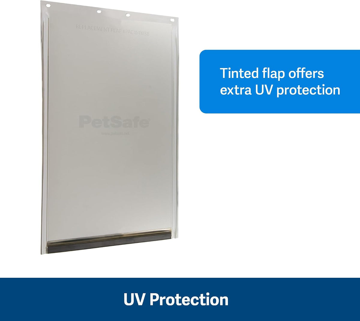 PetSafe Freedom Replacement Pet Door Flap, Non-Toxic Material, Size Large