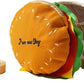 Adjustable Pet Puppies Self-Carrier Hamburger Bag for Dog Outdoor Training Hiking with Leash Bags Pet Backpack for Small Dogs