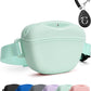 heouvo 1.67 Cup Dog Treat Pouch with Training Clicker (Green)