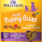 Wellness Soft Puppy Bites Dog Training Treats, Natural, Grain Free, Lamb and Salmon Recipe, 3 oz Bag