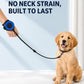 LOVN 2-in-1 Hands Free Retractable Dog Leash with Adjustable Waist Belt & Wrist Band, 13FT Extendable Strap for Small & Medium Dogs, Lazy Leash for Running Walking Jogging and Outdoor Activities