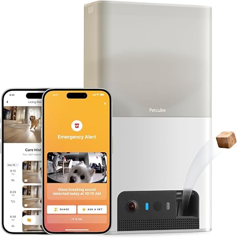 Petcube Bites 2 Lite Pet Camera [Subscription Required] - Treat Dispenser