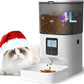 ANDOLL HOME Automatic Cat Feeder, 4L Cat Food Dispenser with 10s Voice Recorder, Pet Feeder up to 8 Meals per Day, Timed Dog Feeder with Dry Food Sealed Ring