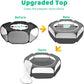 Amakunft Small Animal Pop-Up Playpen with Mesh Cover, 47'' x 23.6'' x 15'' Chicken Brooder Box, Play Pen Indoor Outdoor for Guinea Pigs, Bunny, Rabbits, Ferrets, Chinchillas, Kittens