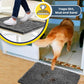 Muddy Mat® | Super Water Absorbent Door Mat Indoor, Microfiber Quick Dry Chenille Entryway Rug, Slip Resistant Front Door Mat, Indoor Mats for Entryway, Machine Washable Pet Rug, Grey 30"x19"