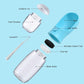 Cibaabo Dog Water Bottle Portable with Food Container & Filter for Travel