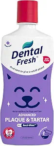 Dental Fresh Advanced Plaque & Tartar Water Additive for Dogs & Cats, 17 oz