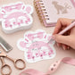 100 Paw-Shaped Pet Grooming Appointment Cards, 3.54 x 3 Inch