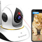 VSTARCAM Pet Camera with Laser, 3MP 2.4GHz WiFi Interactive Dog & Cat Laser Toy with Night Vision, Motion Detection Alerts, APP Remote Control Indoor Security Camera for Pet Monitoring