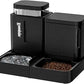 ZOMISIA Automatic Cat Feeder, Gravity Cat Food Dispenser, 0.8Gal x 2, Black