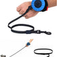 LOVN 2-in-1 Hands Free Retractable Dog Leash with Adjustable Waist Belt & Wrist Band, 13FT Extendable Strap for Small & Medium Dogs, Lazy Leash for Running Walking Jogging and Outdoor Activities