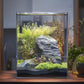 Vimvins 2 Gallon Glass Fish Tank, Easy to Maintain Small Aquarium for Betta/Snails/Shrimp and Aquatic Planting.
