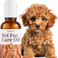 Pet Fur Care Oil - Detangles, Reduces Shedding - Adds Shine with Collagen & Natural Oils - Leave-in Conditioner for Dogs & Cats - 1.01 fl. oz