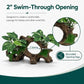 Aquarium Decorations Cave Silk Aquarium Plants Betta Fish Tank Decor