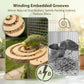2Pcs Bird Foraging Toys Puzzle Feeders, Wood Bird Enrichment Toys with Perch for Cages Reduce Seed Mess, Foraging Toys for Novice/Older/Slow-Learning Birds