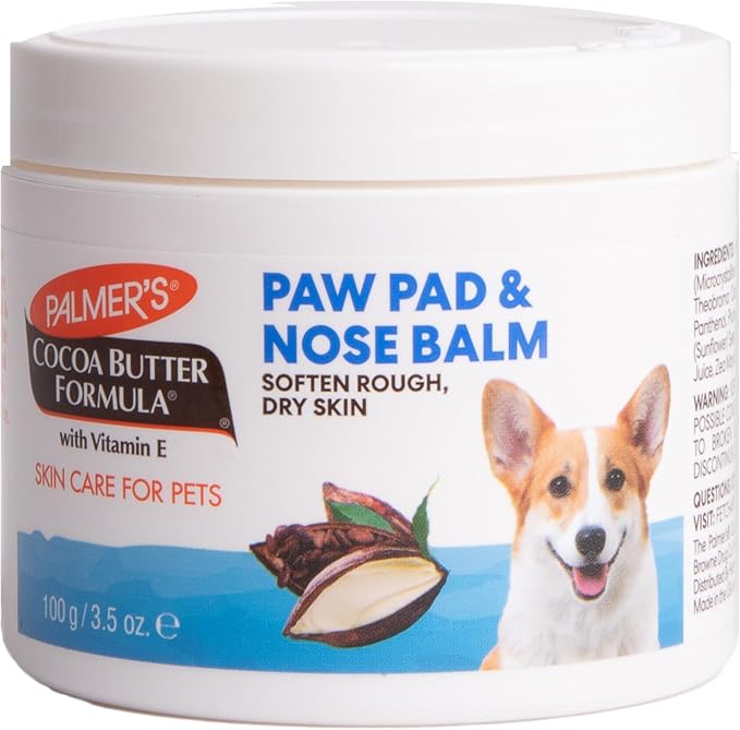 Palmer's for Pets Cocoa Butter Paw Pad and Nose Balm for Dogs, 3.5 Oz
