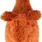Best Pet Supplies Interactive Squeaky Dog Toy - Crinkle Chicken, Brown