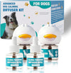 Dog Calming Diffuser, Calming Pheromones Diffuser Kit Pheromone Diffuser to Calm (2Plug in+4Refill) for Anxiety Relief Fighting Barking Stress,for All Dogs